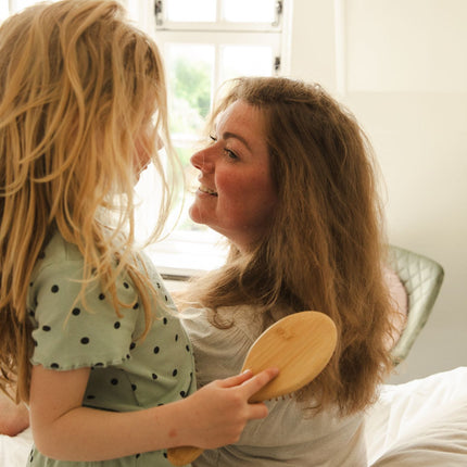 The Bamboovement Bamboo Oval Hairbrush