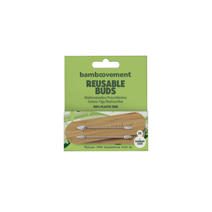 The Bamboovement Herbruikbare Wattenstaafjes