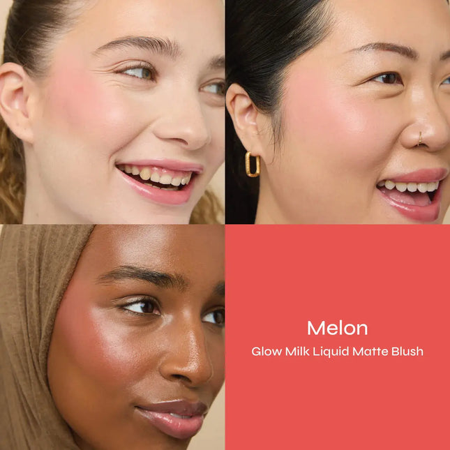 The Beauty Crop Glow Liquid Matte Blush Melon