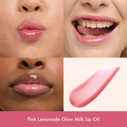 The Beauty Crop Glow Milk Lip Oil Pink Lemonade