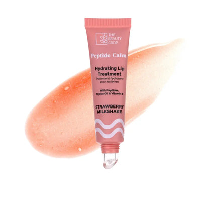The Beauty Crop Peptide Calm Lip Treatment Strawberry Milkshake