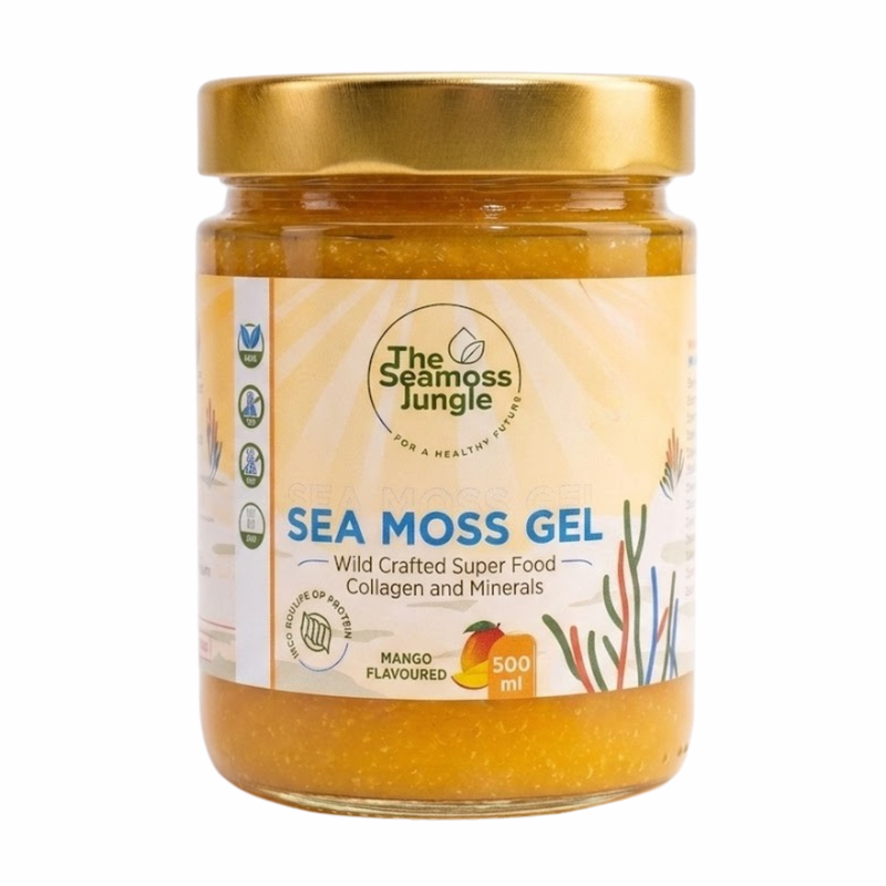 The Seamoss Jungle Sea Moss Gel Mango 500 ml.