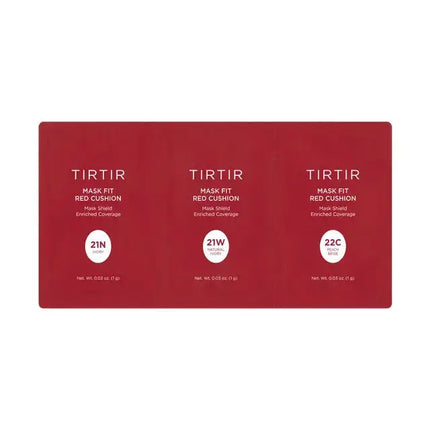 TIRTIR Mask Fit Red Cushion 3 Shade Trial Kit