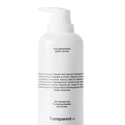 Transparent Lab AHA Smoothing Body Lotion
