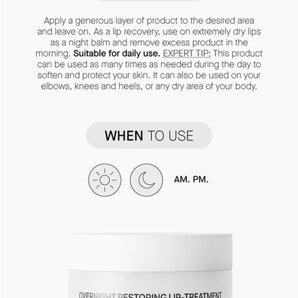 Transparent Lab Overnight Restoring Lip Treatment