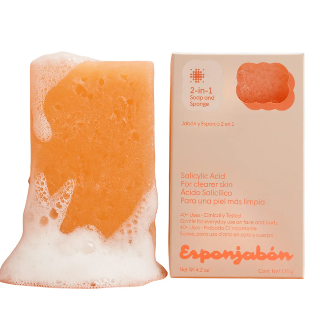 T.TAiO Esponjabon Salicylic Acid 2-in-1 Soap And Sponge