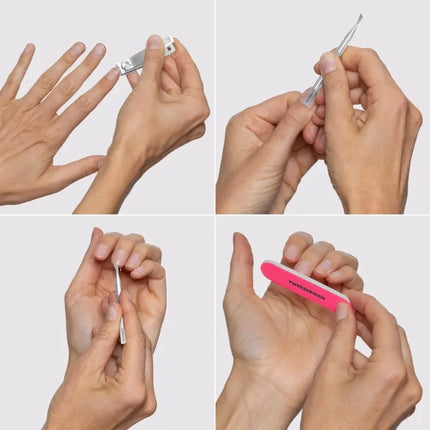 Tweezerman Mini Neon Nail Rescue Kit (No Nipper)