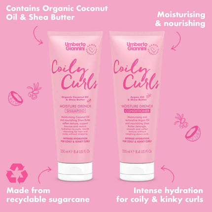 Umberto Giannini Coily Curls Moisture Recovery Conditioner
