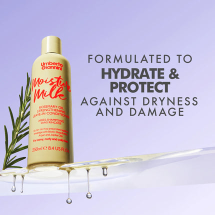 Umberto Giannini Strong Curls Rosemary Oil Leave In Conditioner Milk