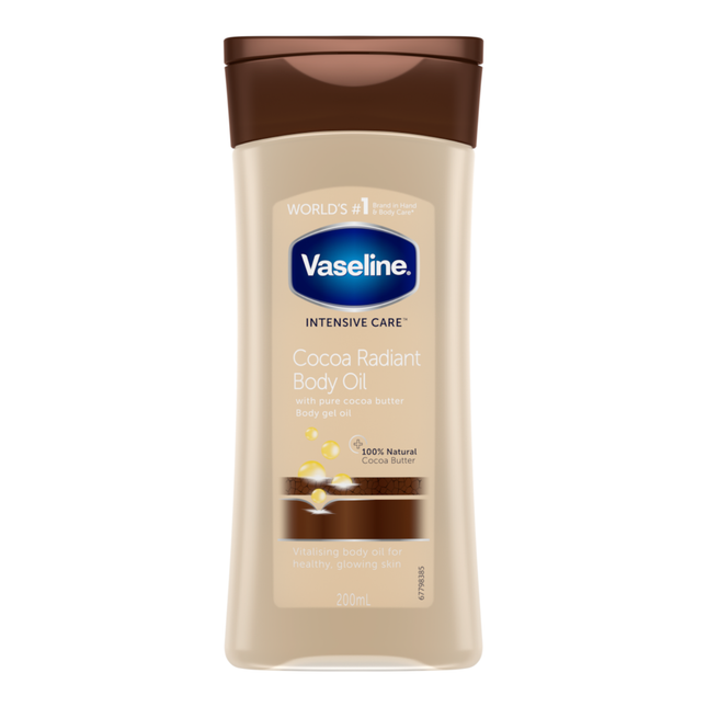 Vaseline Intensive Care Cocoa Radiant Body Gel Oil