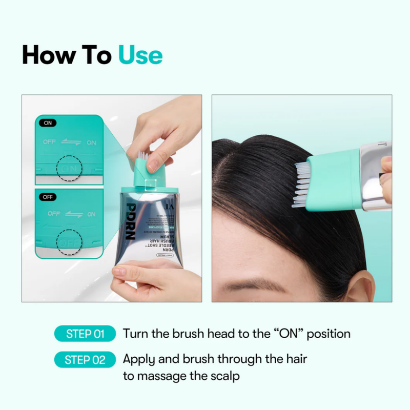 VT Cosmetics PDRN Reedle Shot Brush Hair Serum