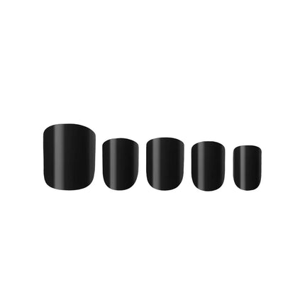 W7 Cosmetics Glamorous Press-On Nails Jet Black