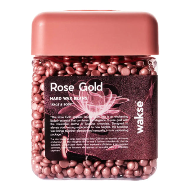 Wakse Hard Wax Beans Rose Gold Large