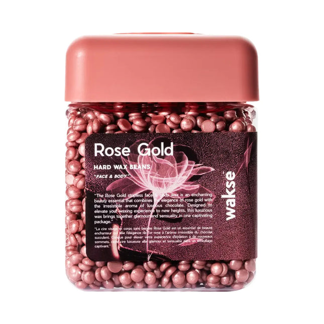 Wakse Hard Wax Beans Rose Gold Small