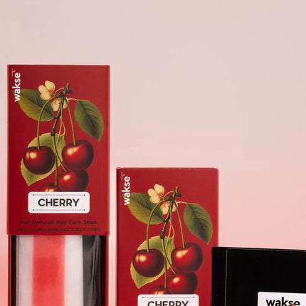 Wakse Match Box Facial Wax Strips Cherry
