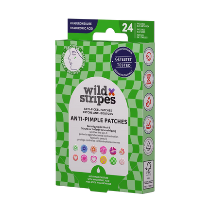 Wild Stripes Ant-Pimple Patches Groovy Protect