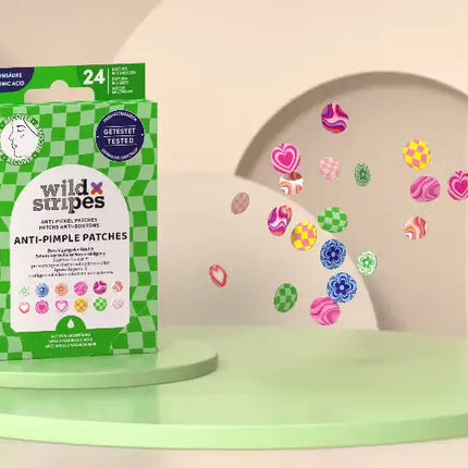 Wild Stripes Ant-Pimple Patches Groovy Protect