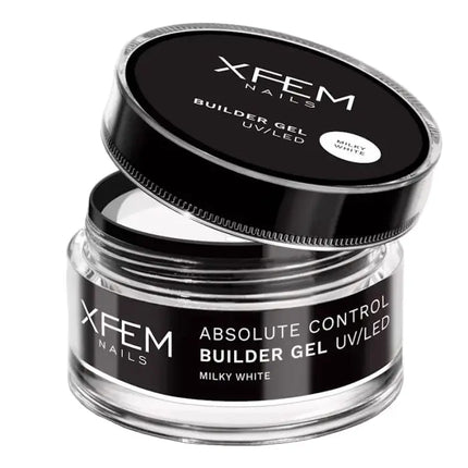 XFEM Builder Gel Absolute Control UV/LED Milky White 15 ml