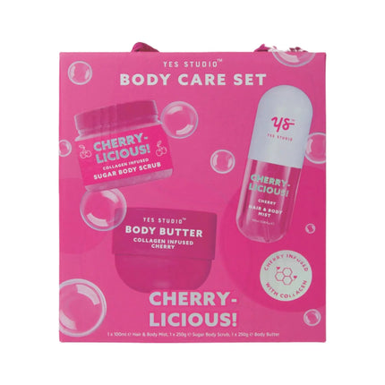 Yes Studio Cherrylicious Body Care Gift Set