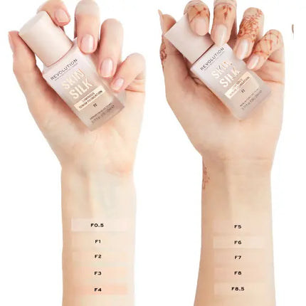 Makeup Revolution Skin Silk Serum Foundation F10.5
