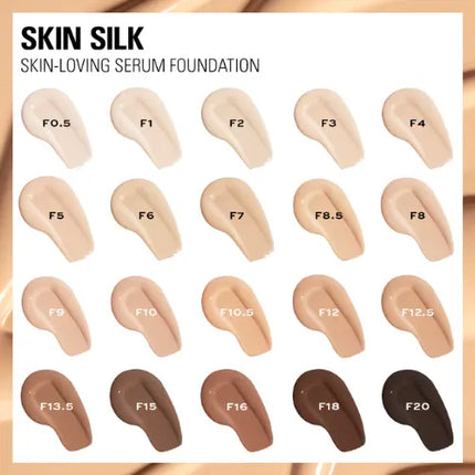 Makeup Revolution Skin Silk Serum Foundation F10.5