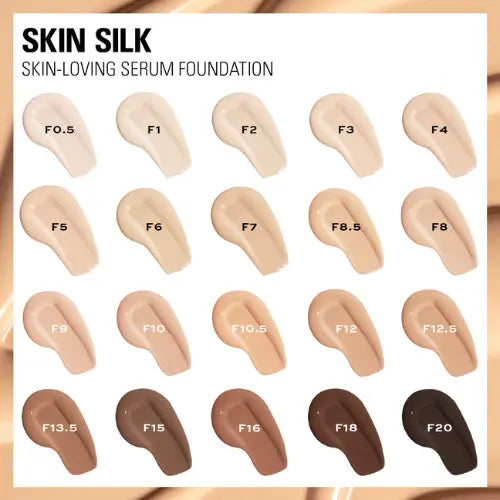 Makeup Revolution Skin Silk Serum Foundation F10.5