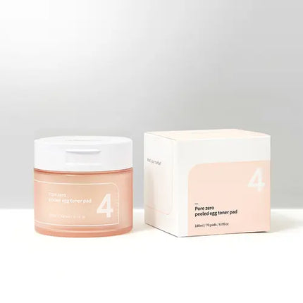 Numbuzin No.4 Pore Zero Peeled Egg Toner Pad