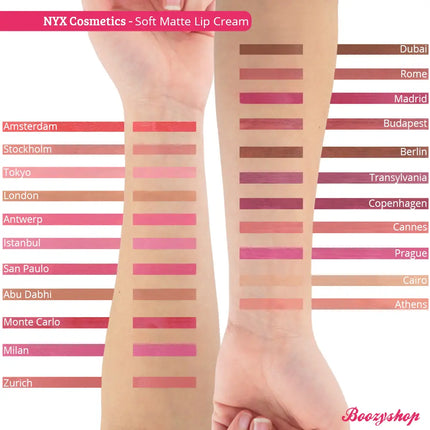 NYX Professional Makeup Soft Matte Lip Cream Budapest
