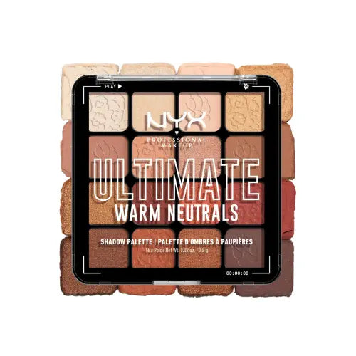 NYX Professional Makeup Ultimate Shadow Palette 16 Pan Warm Neutrals