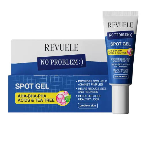 Revuele No Problem Spot Gel AHA-BHA-PHA Acids and Tea Tree